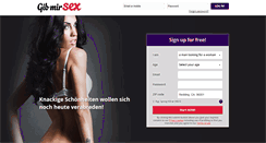 Desktop Screenshot of gibmirsex.com